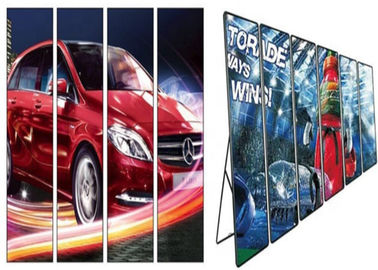 Portable Indoor LED Poster Ultra Thin HD P2.5 Aluminum Panel For Advertising