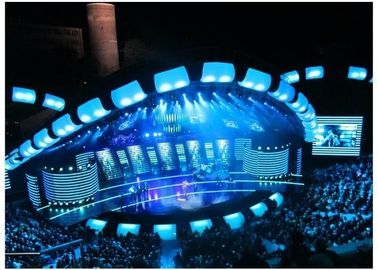 3 In1 Indoor Advertising LED Display , Full Color Video Wall Rental For Stage Show