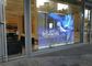 See Through Transparent LED Screens High Brightness Store Video Wall 5500 Nits