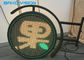 Remote Control Outdoor Led Display Boards P4.68 Waterproof Round Shape Sign
