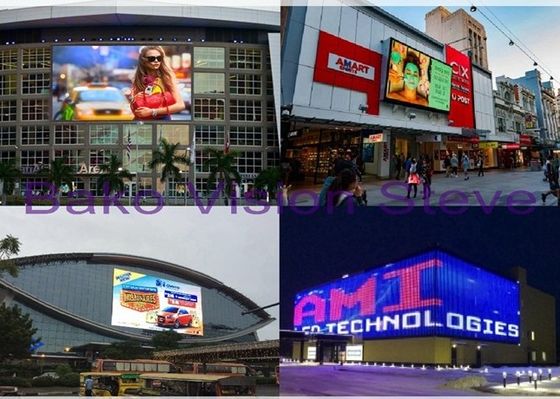 New Technology Energy Saving Cooling Screen P8 Outdoor Waterproof LED Fixed Surface Screen for Shopping Center